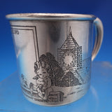 Nursery Rhyme by Blackinton Sterling Baby Cup GW #5624 with Birth Record (#8278)