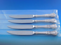 Old Colonial by Towle Sterling Silver Steak Knife Set 4pc Serrated Custom 8 3/4"