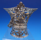 German Sterling Silver Candy Basket w/ Cupid Motif 9 1/2" x 6" 7.4 ozt. (#7583)