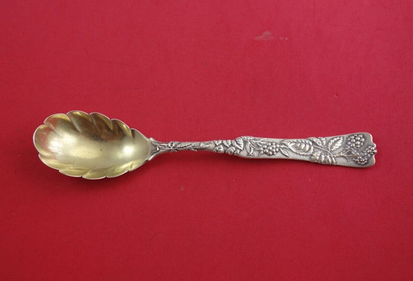 Vine by Tiffany Sterling Silver Preserve Spoon Raspberry GW IN TIFFANY BOOK