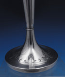 Wilcox and Wagoner Sterling Silver Vase Bright-Cut #5082 12" x 4" (#8879)