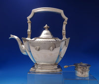 Beaded by Gorham Sterling Silver Kettle w/ Burner Set (w/o Stand) #A7856 (#7154)