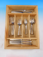 Chased Romantique by Alvin Sterling Silver Flatware Set for 6 Service 30 pcs