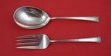 Serenity by International Sterling Silver Salad Serving Set 2pc FH AS 9 1/4"