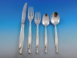 Sentimental by Oneida Sterling Silver Flatware Set For 8 Service 45 pcs Modern
