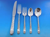 Ribbon Rose by Hallmark Sterling Silver Flatware Set for 6 Service 30 Pieces