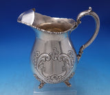 Old English by Poole Sterling Silver Water Pitcher w/ Ice Rim #700 (#7119)