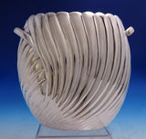 Fratelli Cacchione Modernistic Italian Sterling Silver Vase Two-Handle (#8701)