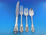 Donatello by Amston Sterling Silver Flatware Set for 12 Service 63 pieces