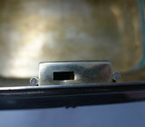 Austrian 13=.812 Silver Jewelry Box w/ Lock Engraved Crest Sword Helmet (#5685)