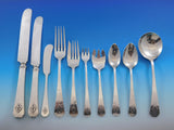 San Juan by Wallace Sterling Silver Flatware Set Service 85 pcs in Fitted chest