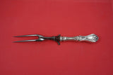 Violet by Whiting Sterling Silver Roast Carving Fork HH WS 10 1/4"