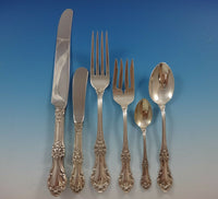 Wild Rose by International Sterling Silver Flatware Service 12 Set 82 Pieces