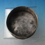 India Sterling Silver Tea Caddy with Gold Plated Top c.1950 7.6 ozt. (#5465)