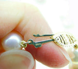 Pastel 8.55mm Freshwater Strand of Pearls Necklace with 14k Gold Clasp (#J4574)