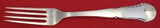 Beaded by E. Dragsted Sterling Silver Dinner Fork 7 3/4" Flatware