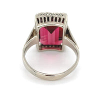 14k Gold Hand Engraved Ring w/8.35 Carat Genuine Natural Rhodolite Garnet #J6556