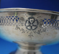 Pansy by Unknown Sterling Silver Fruit Basket #62 Bright-Cut Pierced (#5834)