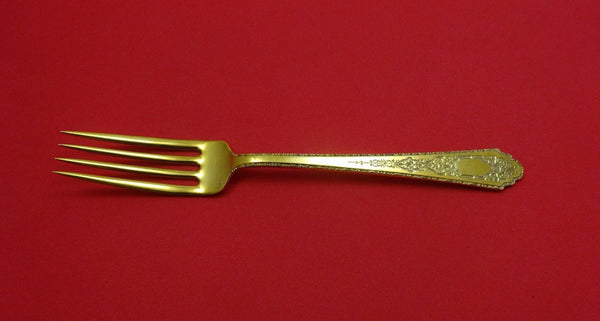 Mary II Vermeil by Lunt Sterling Silver Regular Fork 7 1/8"