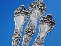 Majestic by Alvin Sterling Silver Flatware Set for 12 Service 77 pcs Multi motif