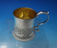 JA English Sterling Silver Child's Cup Gold Washed Interior 3.5 ozt. (#6259)
