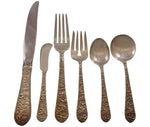 Bridal Bouquet by Alvin Sterling Silver Flatware Set for 8 Service 48 Pcs Dinner