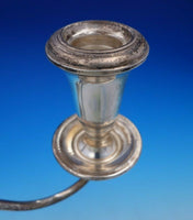 Empire by Unknown Sterling Silver Candelabra Single 3-Light 12 3/4" Tall (#3715)