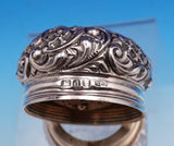 G.H. James and Co English Victorian Sterling Silver Cut Glass Dresser Jar #9247