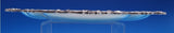 Grande Baroque by Wallace Silverplate 3-part Celery Relish Dish 13 1/2" (#7829)