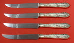 Old English by Towle Sterling Silver Steak Knife Set 4pc Texas Sized Custom