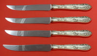 Old English by Towle Sterling Silver Steak Knife Set 4pc Texas Sized Custom