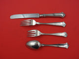 Saxon by Wallace Sterling Silver Regular Size Place Setting(s) 4-Piece Flatware