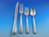 Old Maryland Plain by Kirk Sterling Silver Flatware Set for 12 Service 65 Pieces