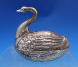 Tane Mexican Sterling Silver Candy Dish Covered Swan Shape GW Interior (#8468)