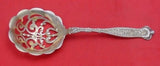 Dresden by Whiting Sterling Silver Ice Spoon Gold Washed Pierced 8 5/8" Serving