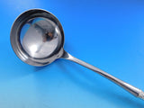 Rose Point by Wallace Sterling Silver Soup Ladle 11 1/2" HHWS Custom Made