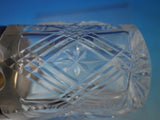 King Edward by Whiting Sterling Silver & Cut Crystal Dresser Jar 3 1/2" (#6135)