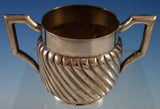 Austrian .800 Silver Tea Set / Demitasse Set 3pc Swirled Twist Design (#2828)