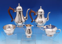 Queen Anne by Gorham Sterling Silver Tea Set 5pc #201-#205 (#8045) Beautiful!