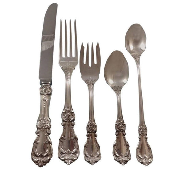 Burgundy by Reed & Barton Sterling Silver Flatware Set 12 Service 66 Pcs Dinner