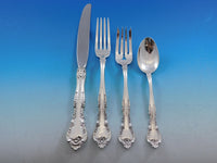 Alencon Lace by Gorham Sterling Silver Flatware Set for 12 Service 77 pieces