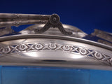 Woodside Sterling Silver Petit Four Basket with swing handle Pierced 9"  (#7317)