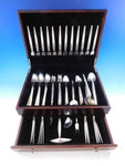 Trenza by Celsa Mexico Sterling Silver Flatware Set Service Mid Century Mod 76pc