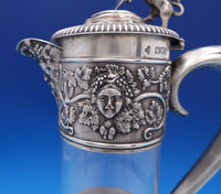 H. Woodward and Co English Victorian Sterling Claret Wine Decanter Pitcher #7524