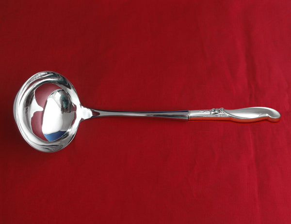Silver Melody by International Sterling Silver Soup Ladle HH WS Custom 10 1/2"