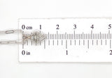 14k White Gold Necklace with Custom Cut 1/2 ct Genuine Diamond Pendant (#J7609)
