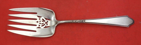 Chateau by Lunt Sterling Silver Fish Serving Fork 5-Tine Pierced 9"