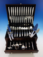 Sea Rose by Gorham Sterling Silver Flatware Set 12 Service 84 Pieces