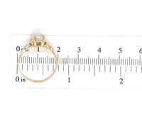 10k Yellow Gold 1.68ct Genuine Natural Gold Vein Quartz Ring Size 7.25 (#J6938)