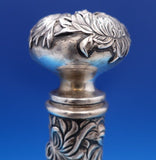 Chrysanthemum by Shiebler Sterling Silver Liquor Bottle #2319 8 1/4" (#8118)